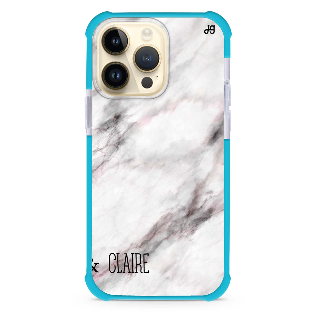 White Marble 超強防摔保護殼