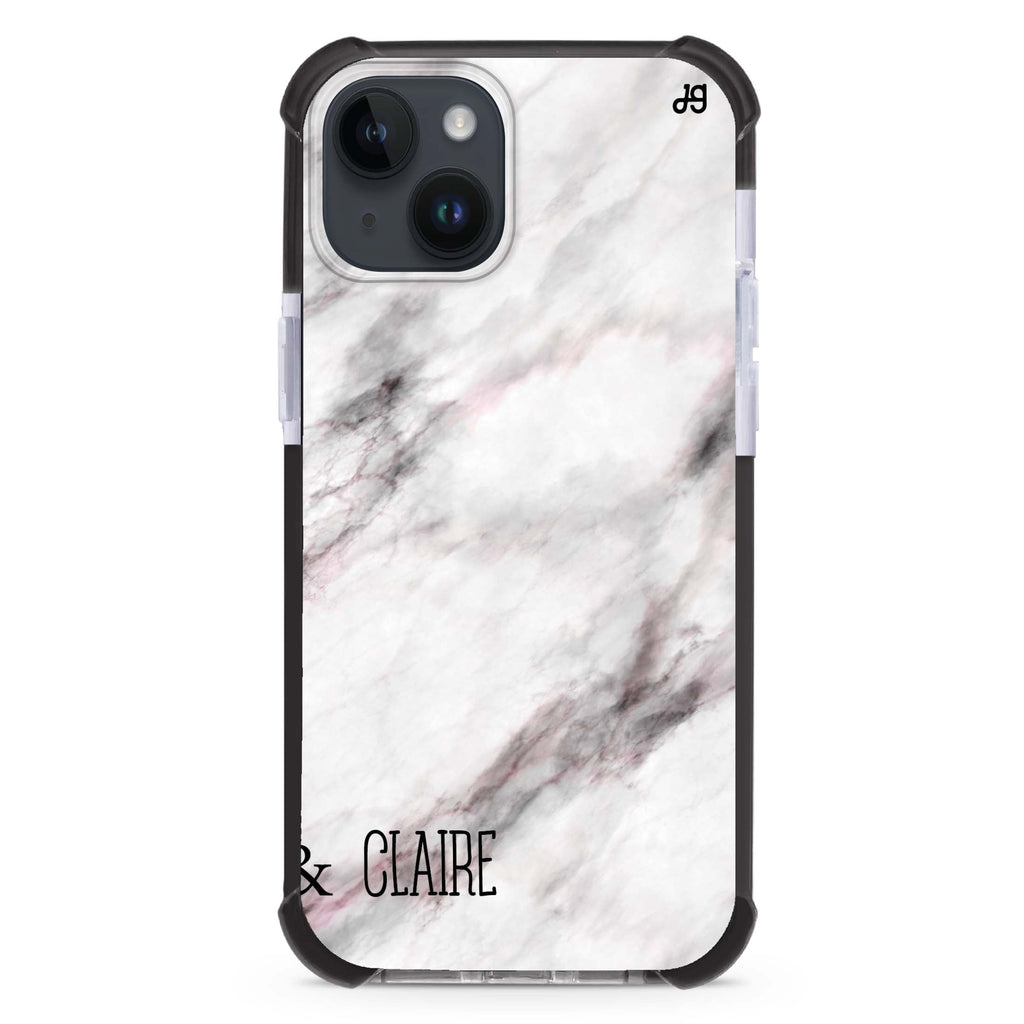 White Marble 超強防摔保護殼