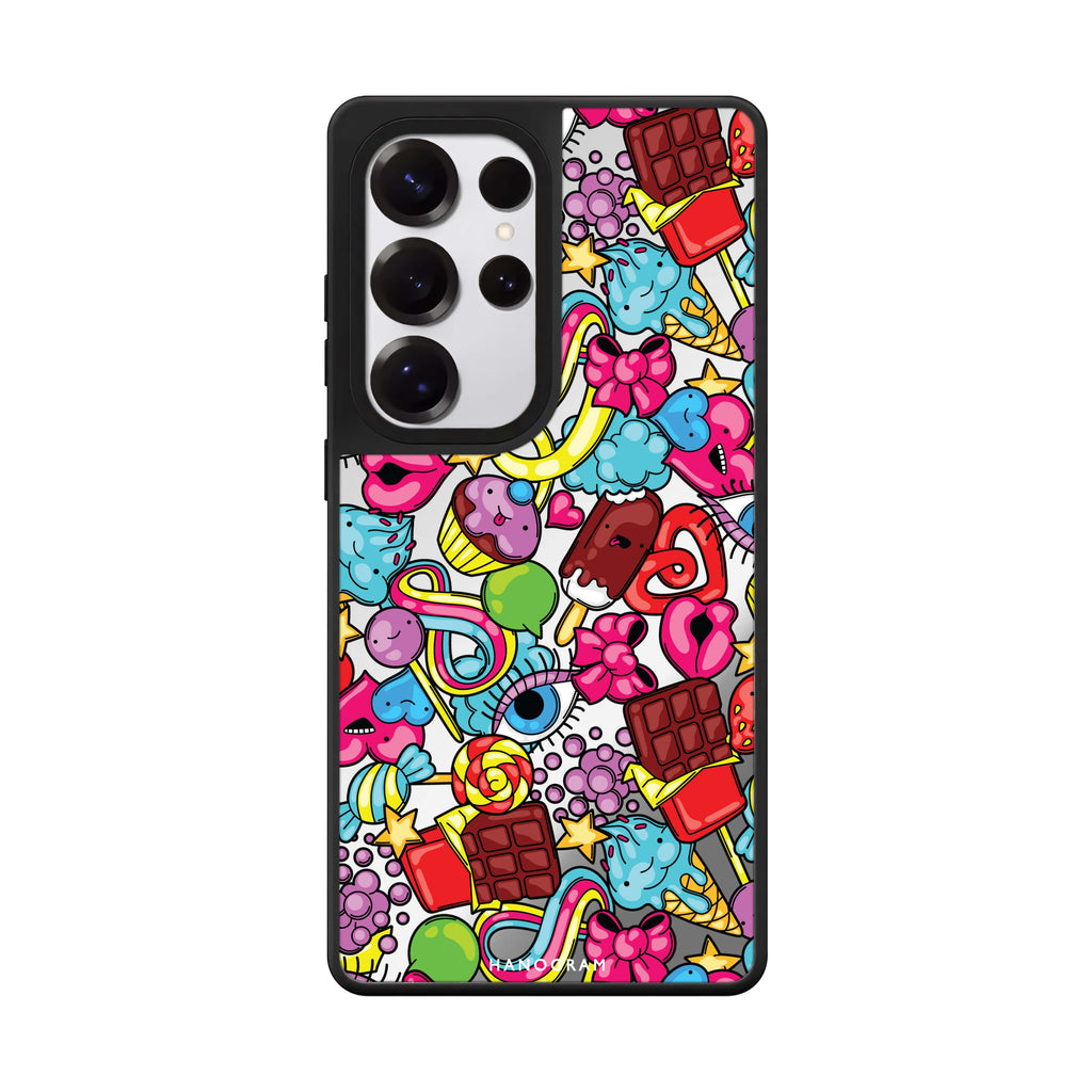 Doodle Delights 鏡面手機殼