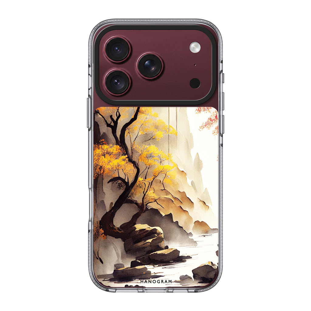 Japanese painting 水晶透明保護殼