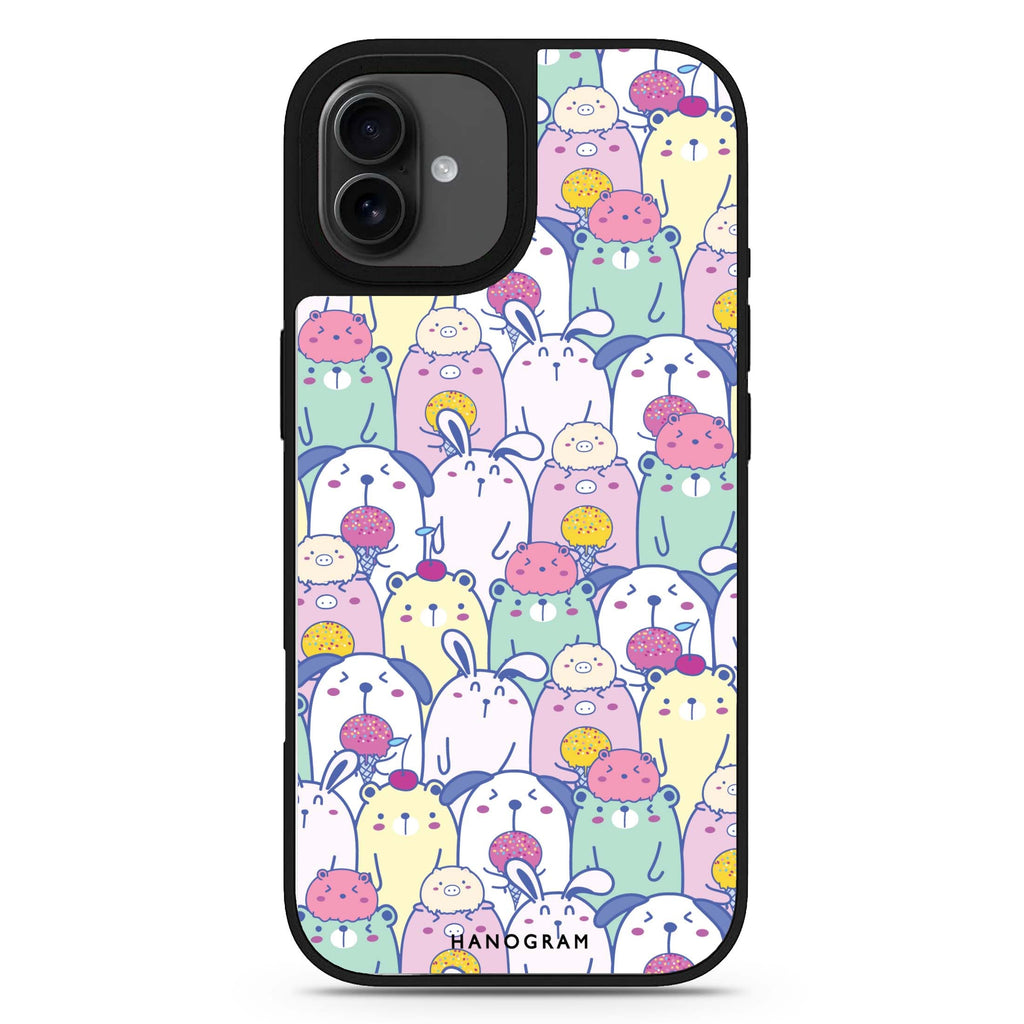 Charm Critters iPhone 17 鏡面手機殼 主圖設計
