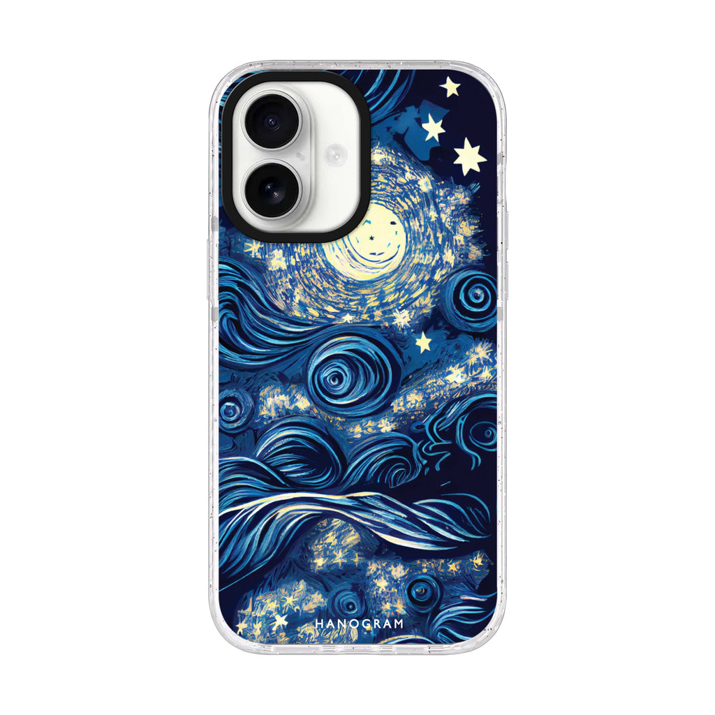 My Dream Night iPhone 17 水晶透明保護殼正面展示