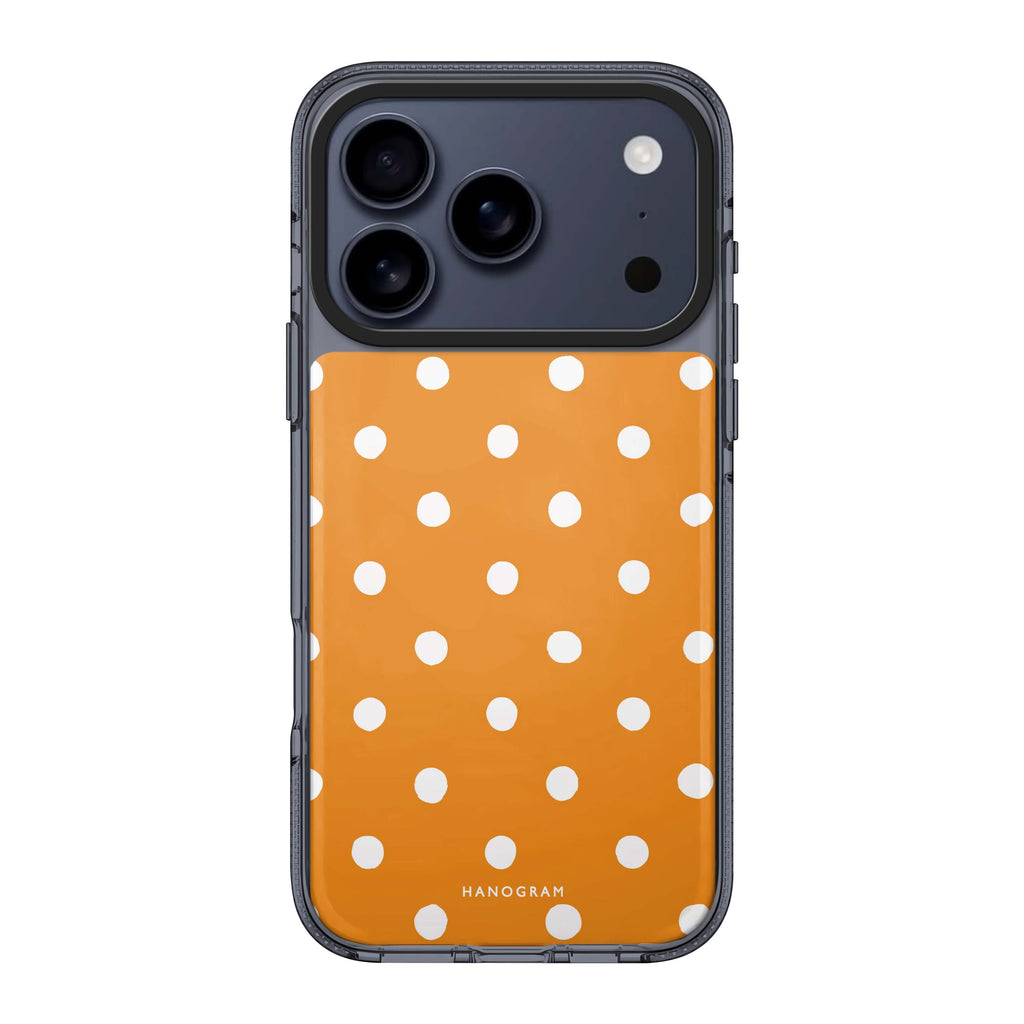 Orange Dots iPhone 17 Pro Max MagSafe 水晶透明保護殼 水果圖案設計 圖1