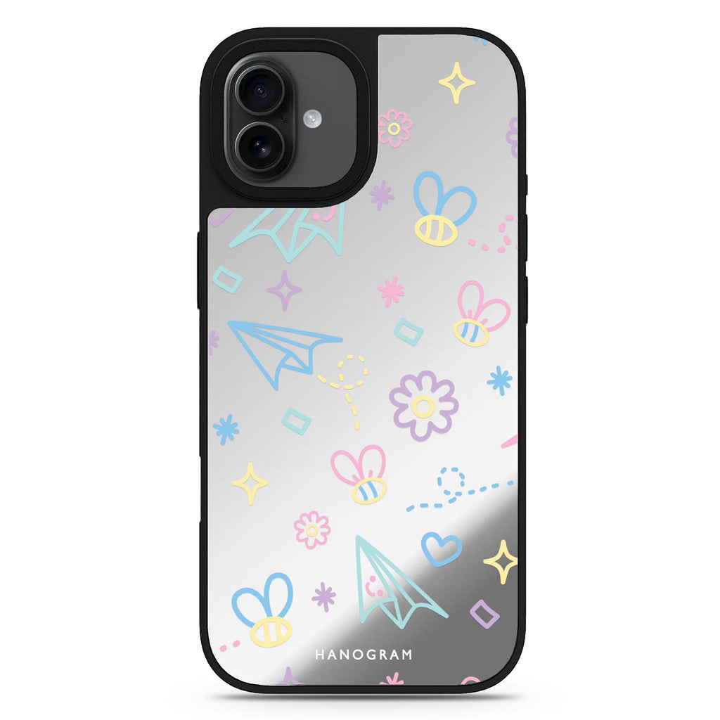 Playful Patterns iPhone 17 抽象藝術鏡面手機殼 主圖設計