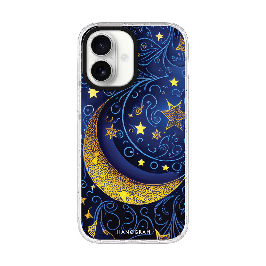 Big Moon iPhone 17 水晶透明保護殼正面展示