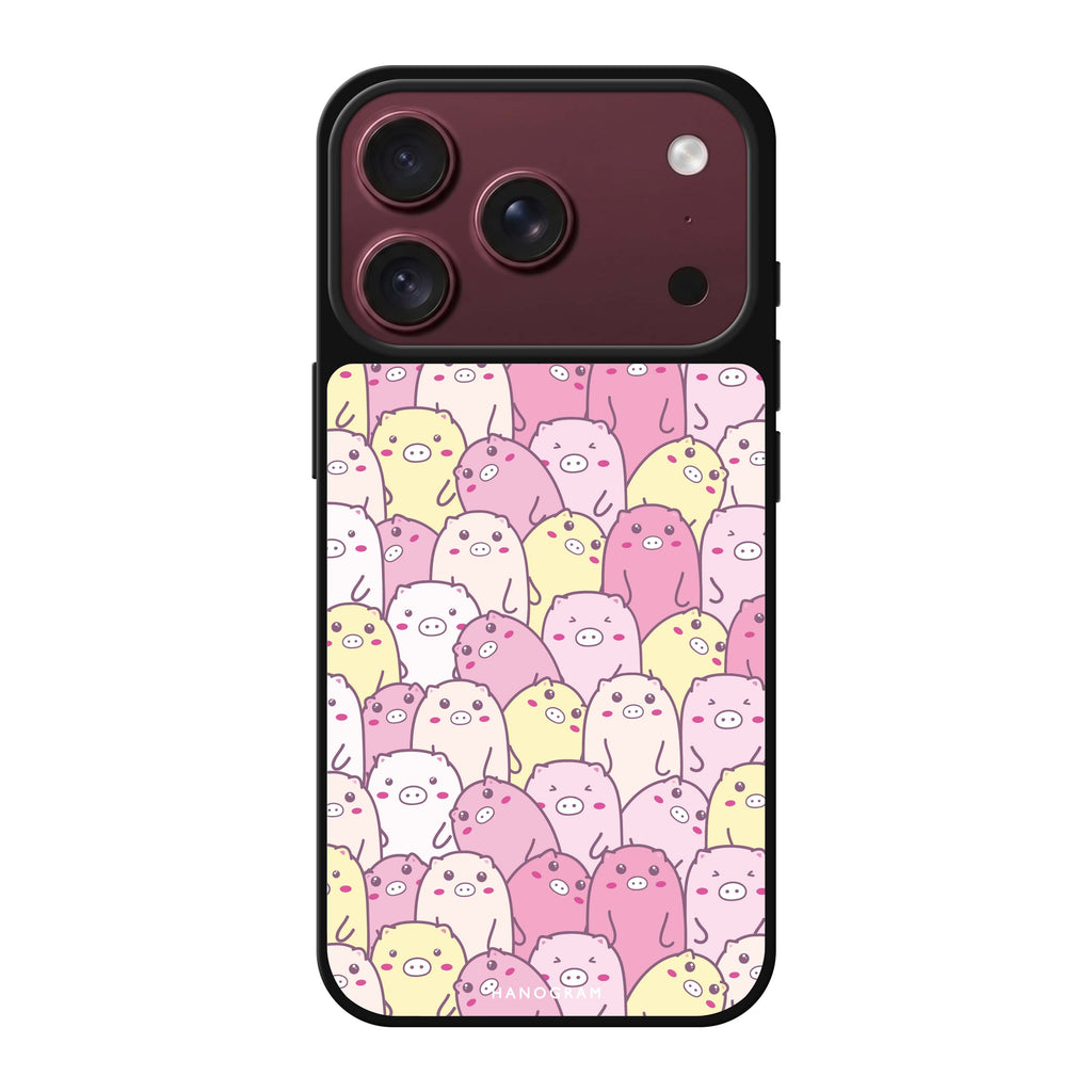 Piggy Pals 鏡面手機殼