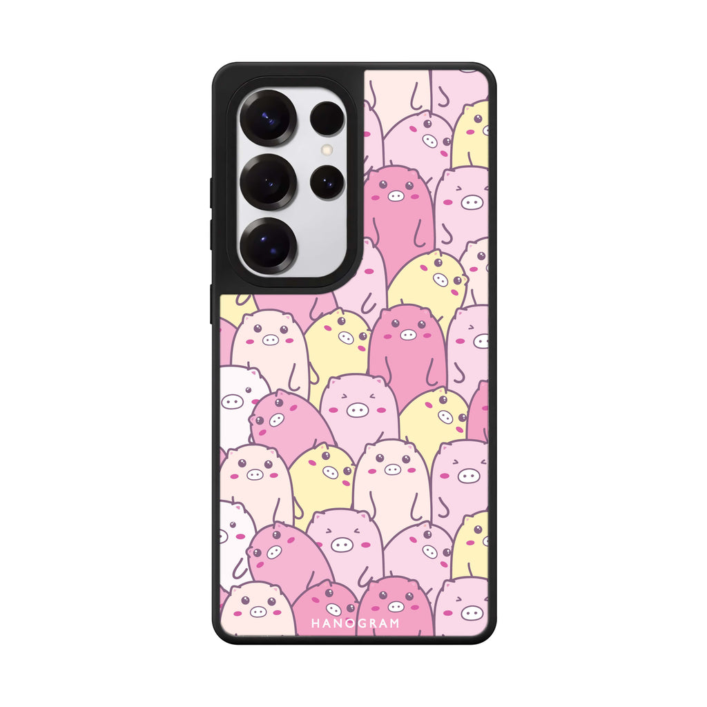 Piggy Pals 鏡面手機殼
