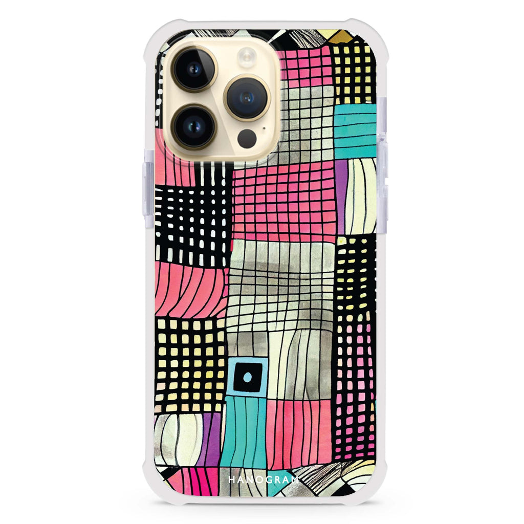 Abstract Checked Pattern 超強防摔保護殼