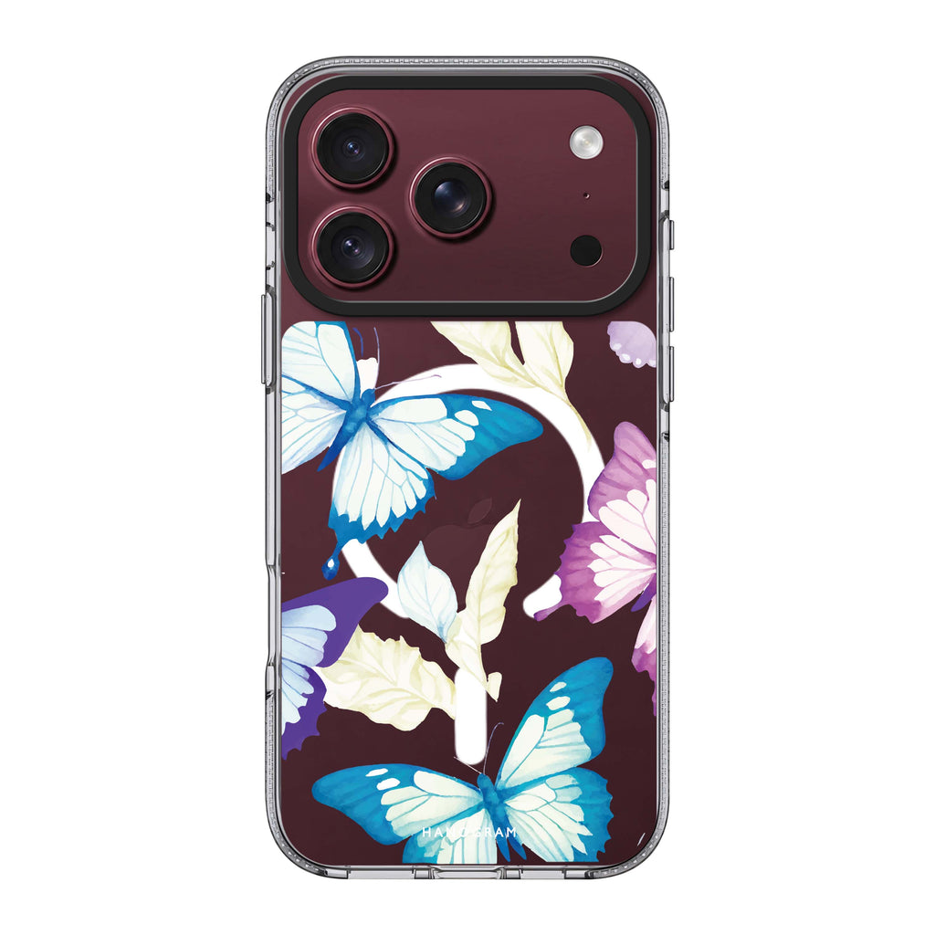 Beautiful Butterfly 水晶透明保護殼