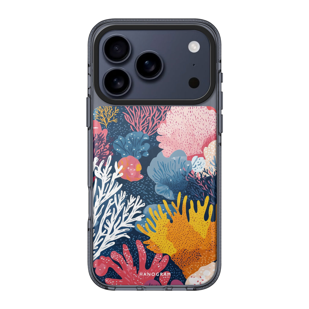 Reef Impressions iPhone 17 Pro Max MagSafe 水晶透明保護殼 自然風格設計 圖1