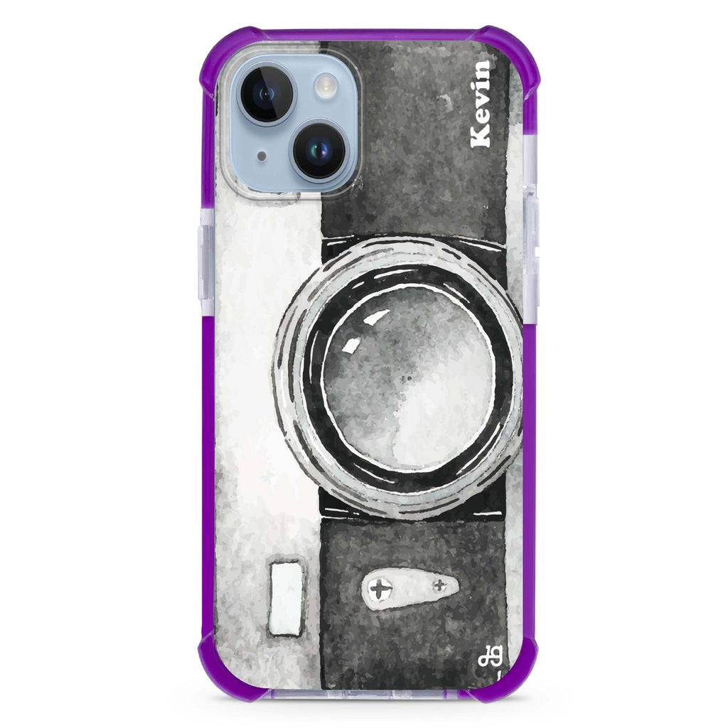Fashion Camera iPhone 15 Plus Magsafe 兼容超強防摔保護殼