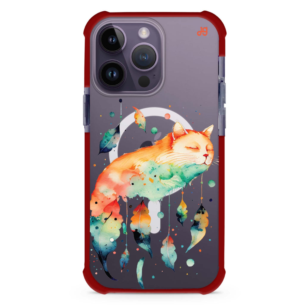 A Dream Cat iPhone Magsafe 兼容超強防摔保護殼