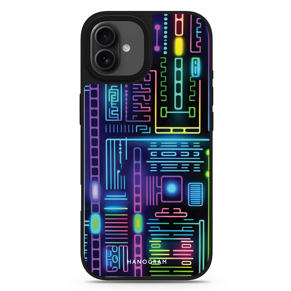 Neon Nova iPhone 17 鏡面手機殼 主圖設計