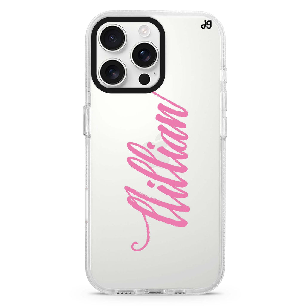 Vintage Writing iPhone 16 Pro & 16 Pro Max Case - Personalized and Stylish Protection