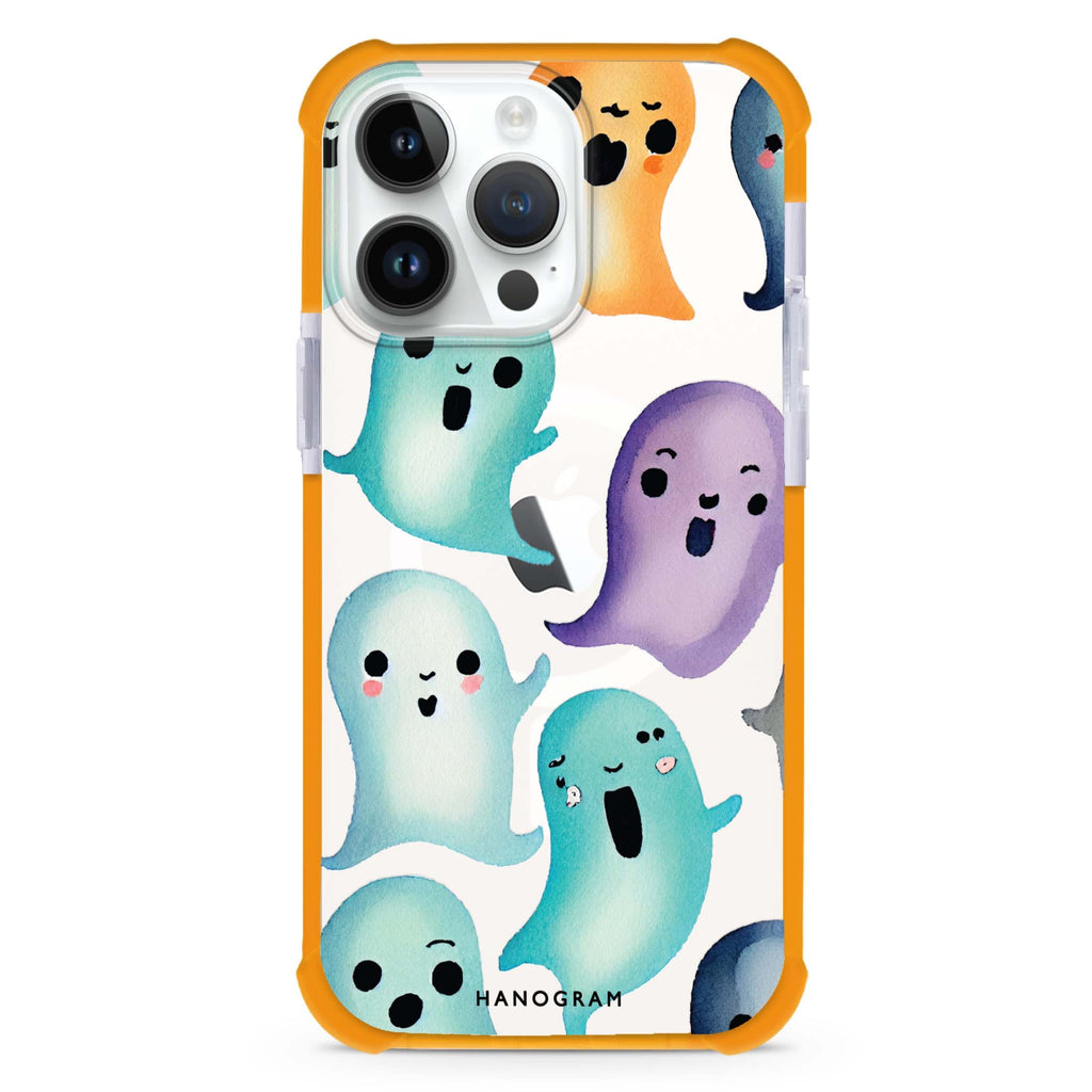 Cute Ghost iPhone Magsafe 兼容超強防摔保護殼