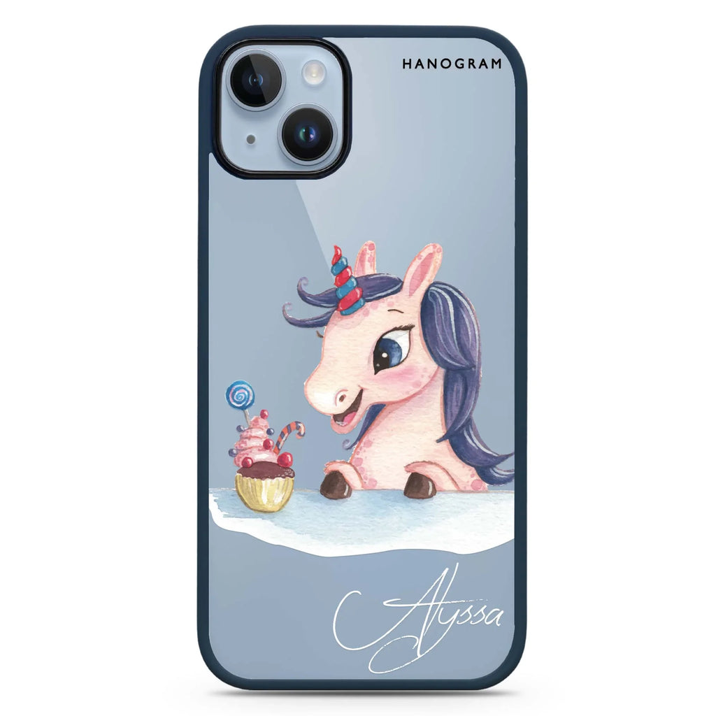 Rainbow Unicorn And Cupcake iPhone 15 Plus 防衝擊保護殼