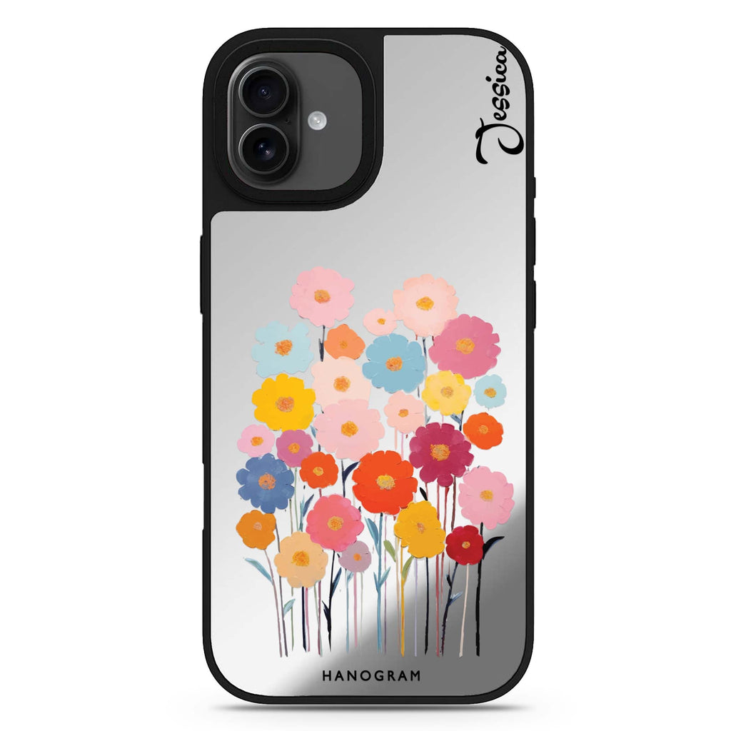 Garden Blooms iPhone 17 花卉鏡面手機殼 主圖設計