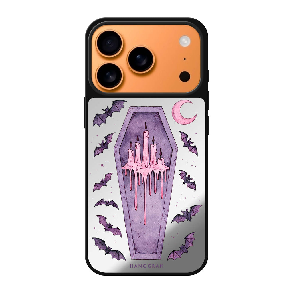 Lavender Candle Crypt 鏡面手機殼