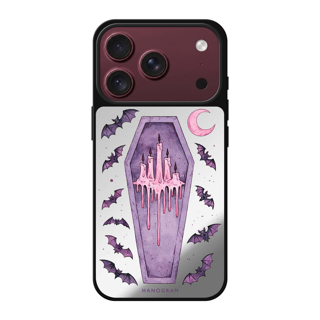 Lavender Candle Crypt 鏡面手機殼