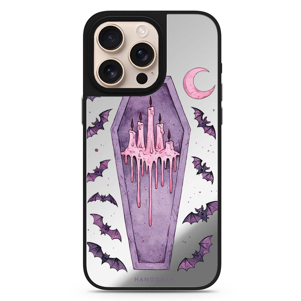 Lavender Candle Crypt 鏡面手機殼