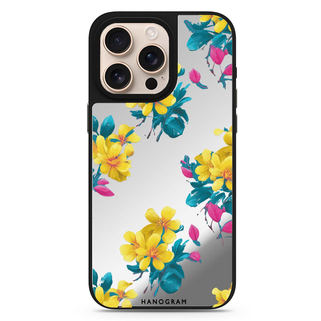 Tropical Bloom Magsafe 兼容鏡面手機殼