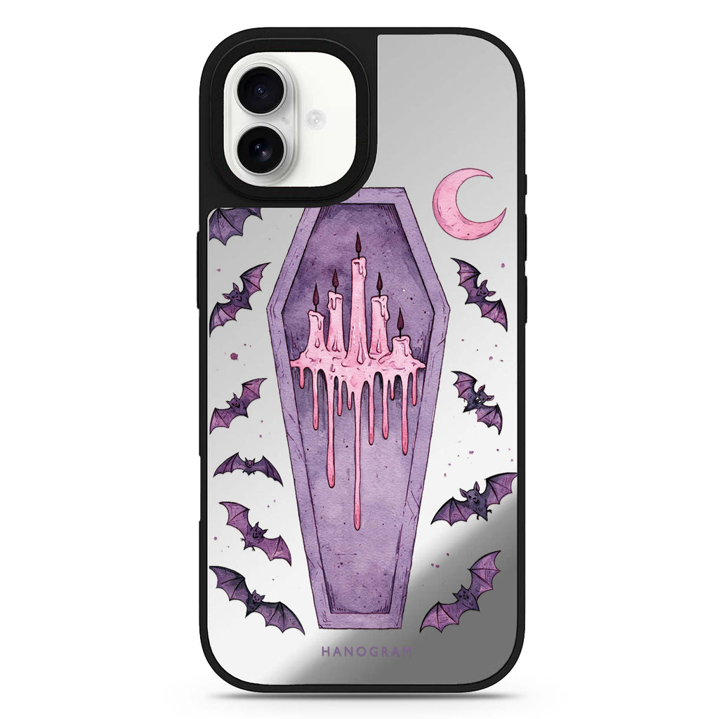 Lavender Candle Crypt 鏡面手機殼