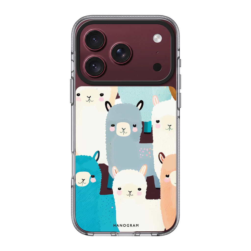 Cute Alpaca 水晶透明保護殼