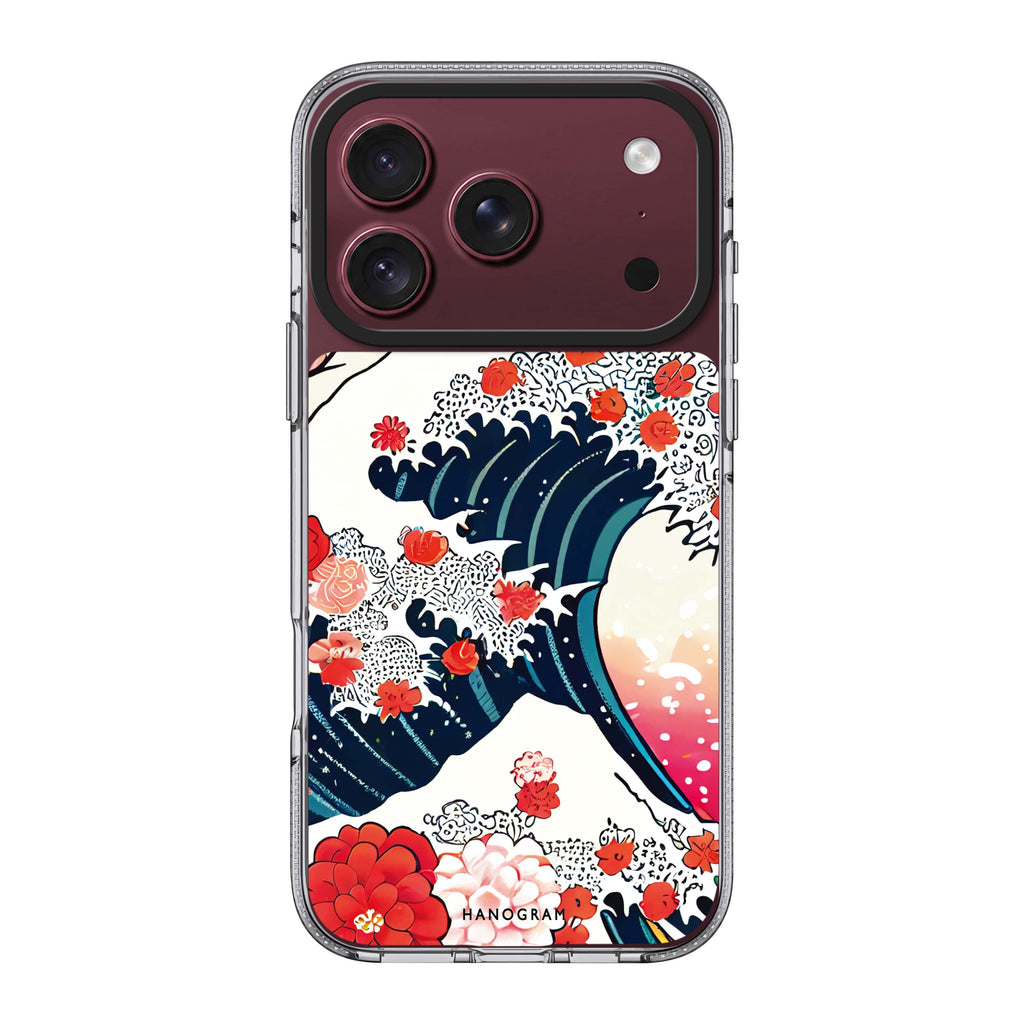 Waves & Flowers 水晶透明保護殼