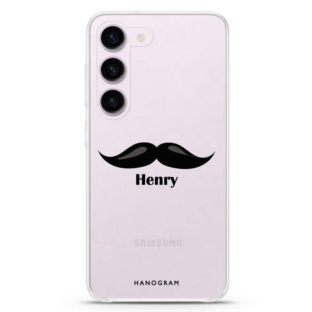 Moustache Samsung Galaxy 水晶透明保護殼