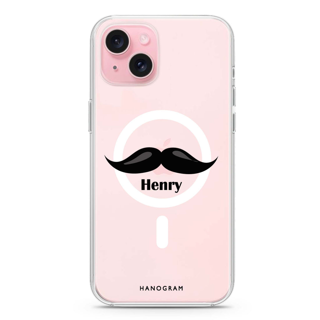 Moustache iPhone 15 Magsafe 兼容水晶透明保護殼