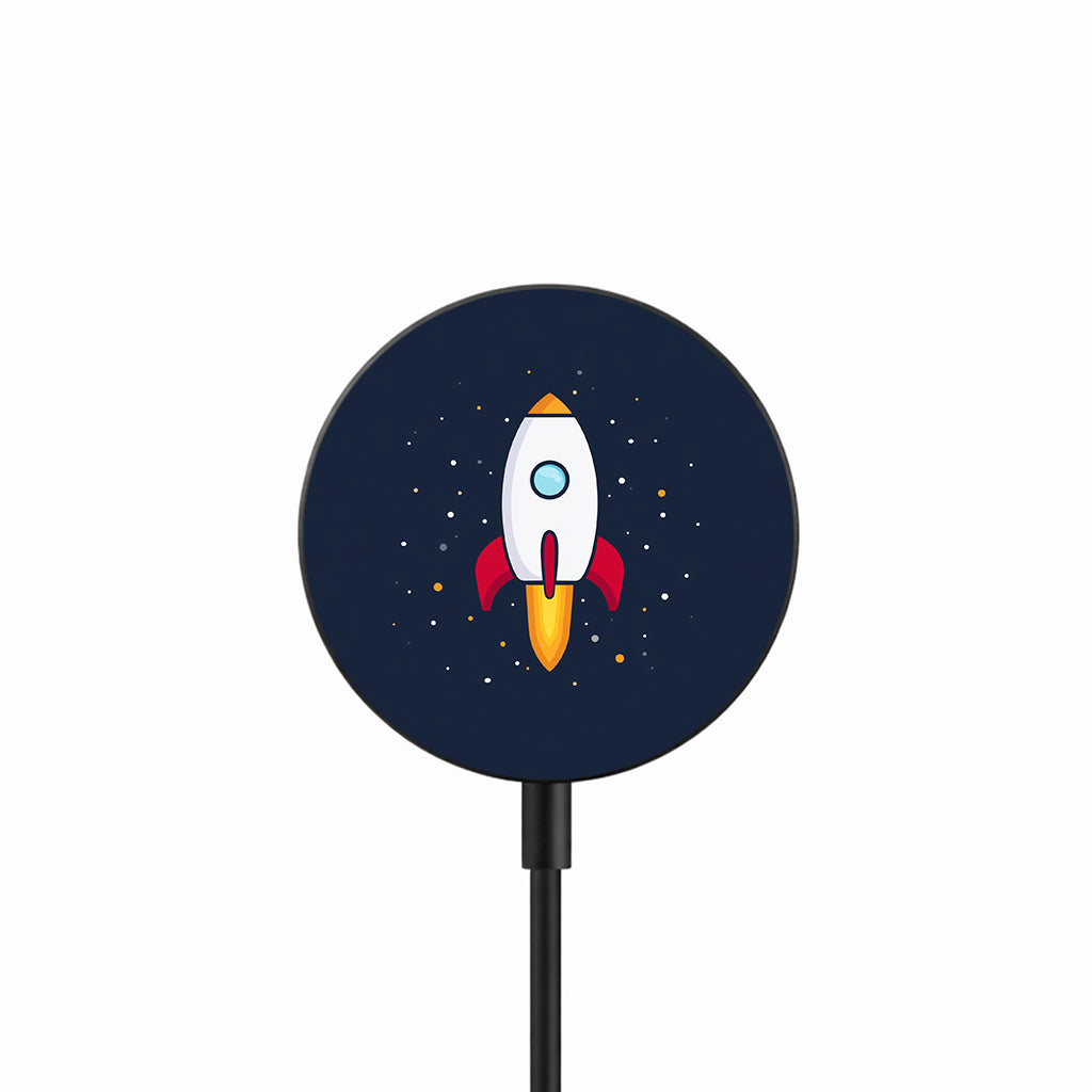 Space Rocket Pop 25W 磁吸無線充電器