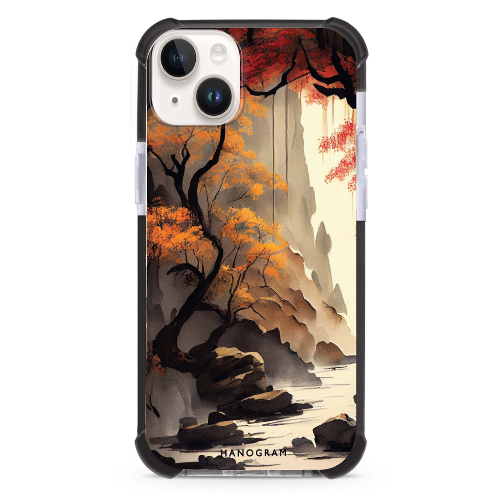 Japanese painting iPhone 15 Plus Magsafe 兼容超強防摔保護殼