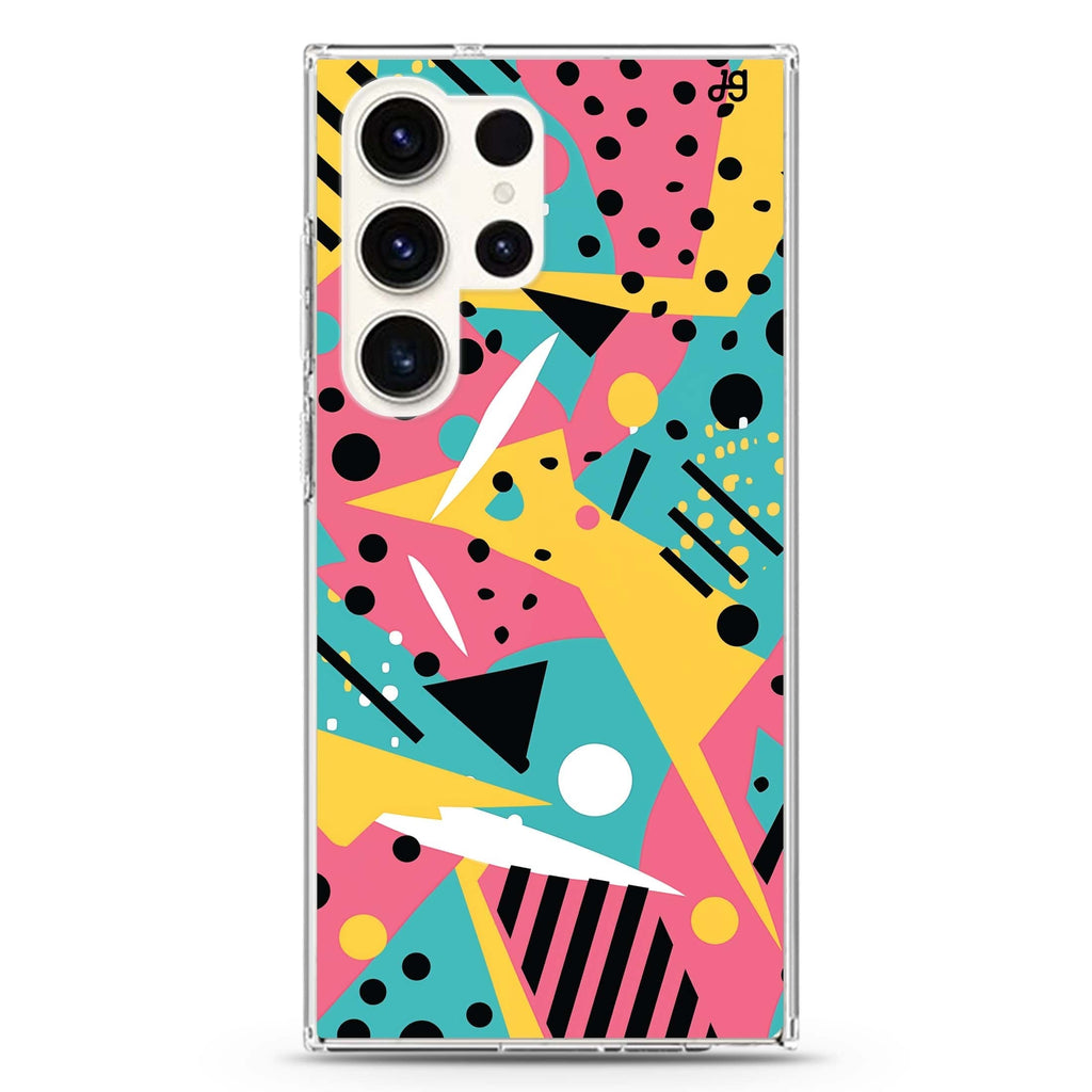 Pop Pastels Samsung Galaxy Ultra 透明保護殼，適用 S26/S25/S24/S23 Ultra，圖1
