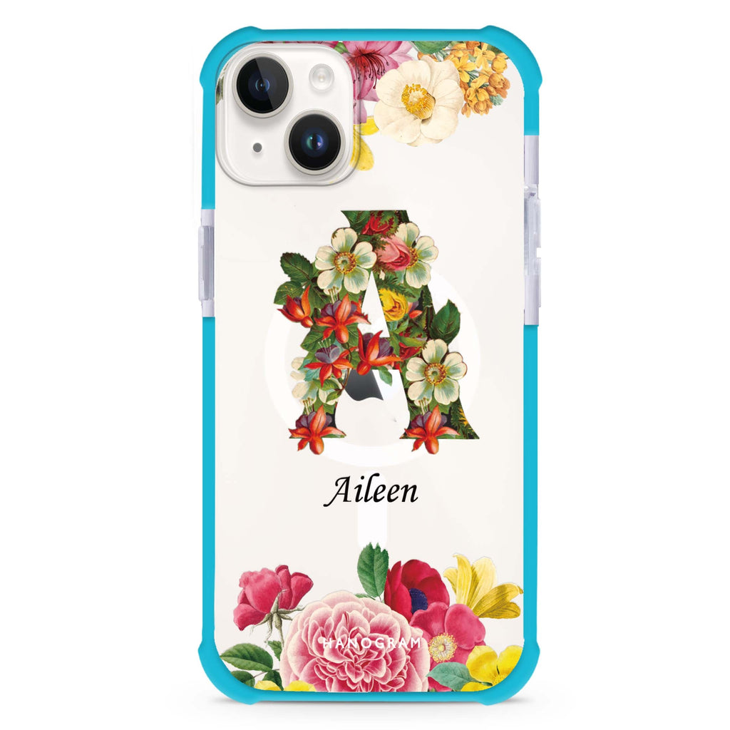 Bouqet Flower Monogram Magsafe 兼容超強防摔保護殼