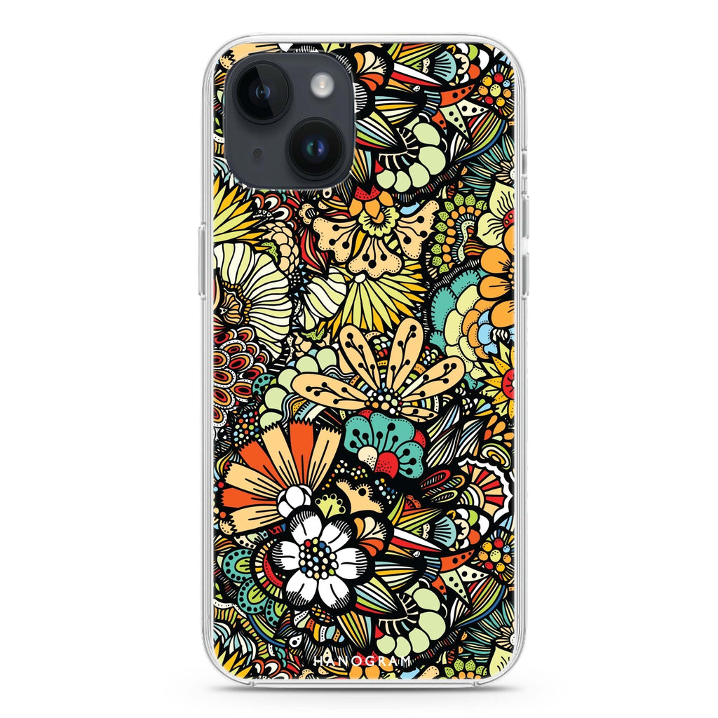 Blooming Harmony iPhone 14 Plus Magsafe 兼容水晶透明保護殼