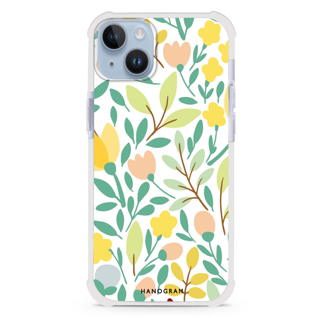 Floral iPhone 15 Plus Magsafe 兼容超強防摔保護殼
