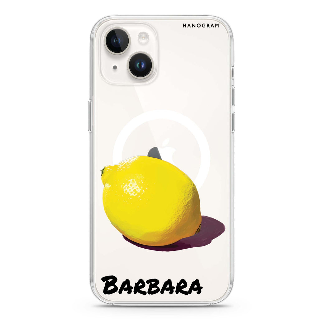 Lemon Lush iPhone 14 Magsafe 兼容水晶透明保護殼