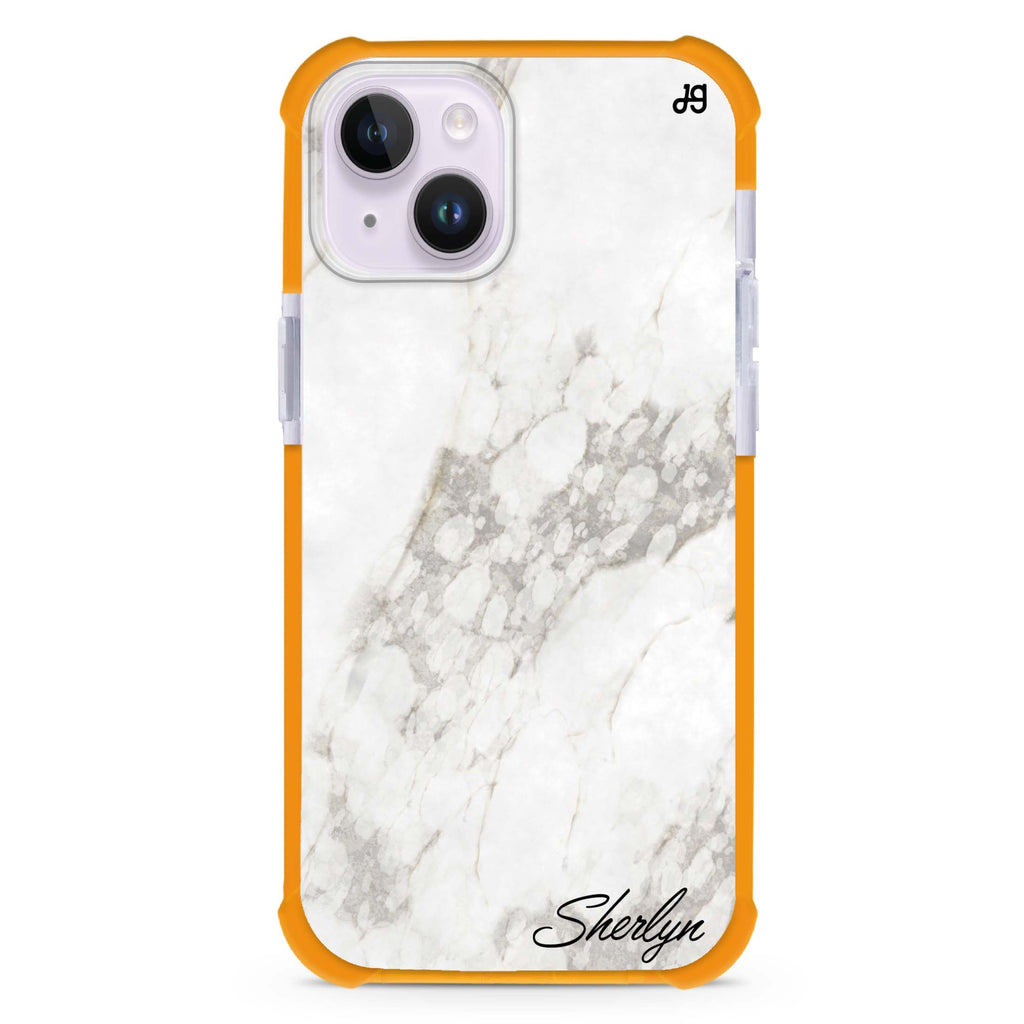 Simple White Marble 超強防摔保護殼