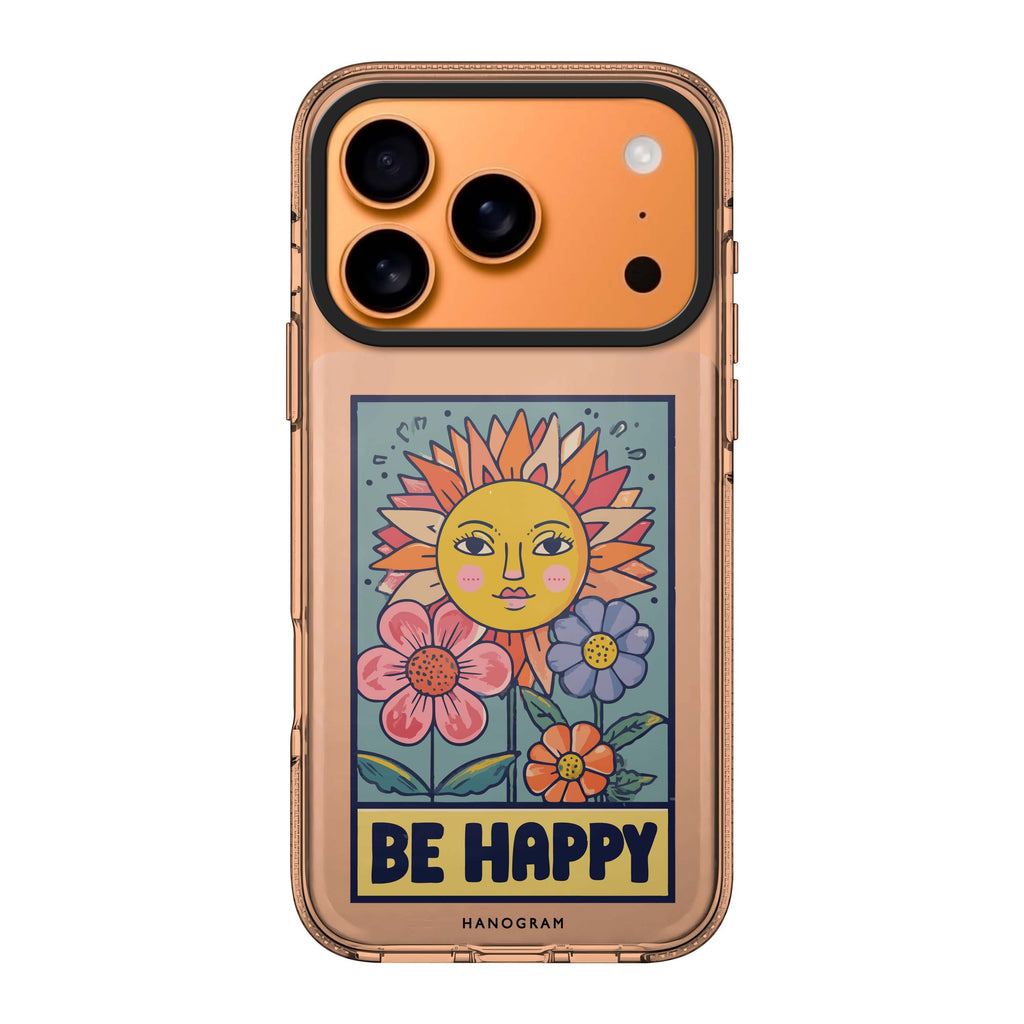 Sunny Smile iPhone 17 Pro Max MagSafe 水晶透明保護殼 太陽圖案設計 圖1