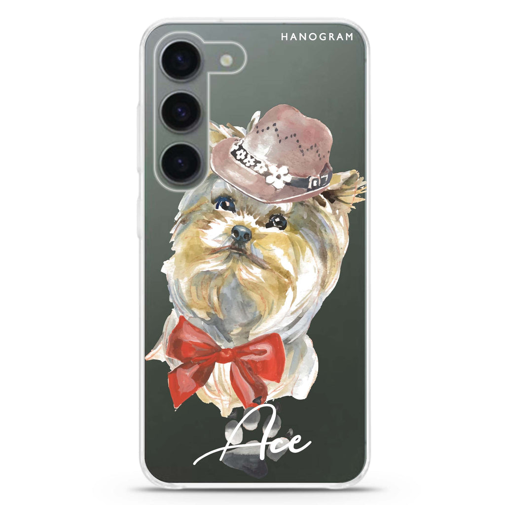 Yorkshire Terrier Samsung Galaxy 水晶透明保護殼