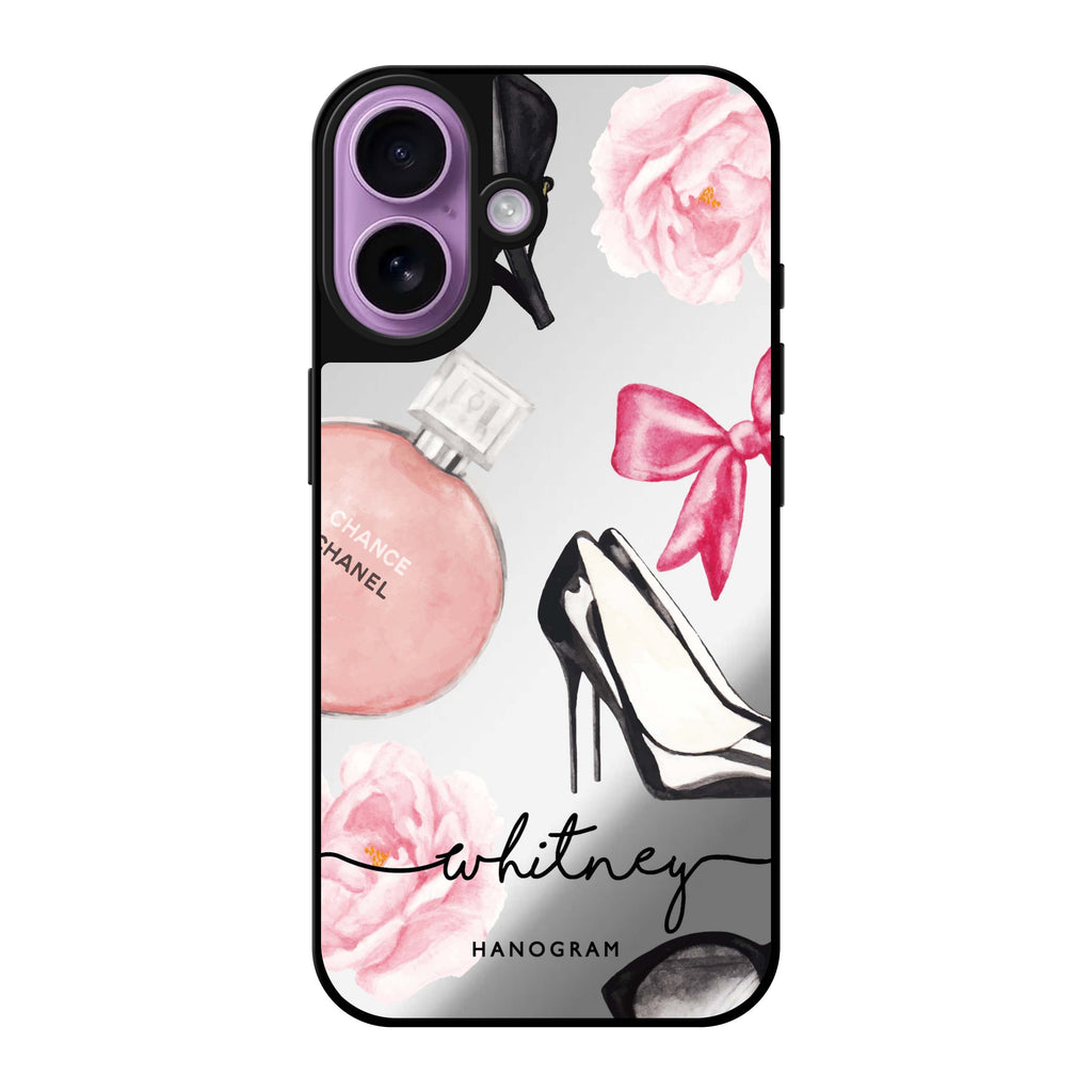 Reflective iPhone 16 Mirror Case –Fashion Cosmetic Design