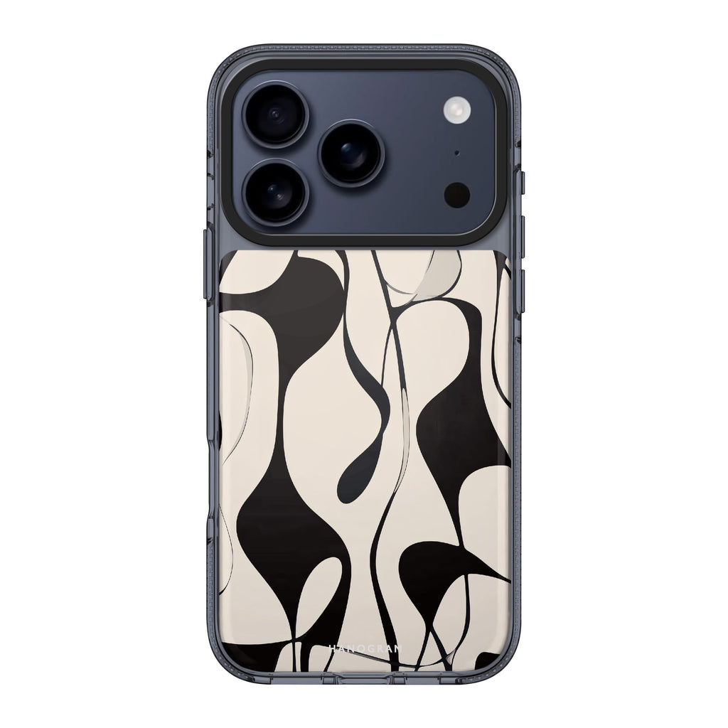 Graphic Loop iPhone 17 Pro Max MagSafe 水晶透明保護殼 抽象圖案設計 圖1