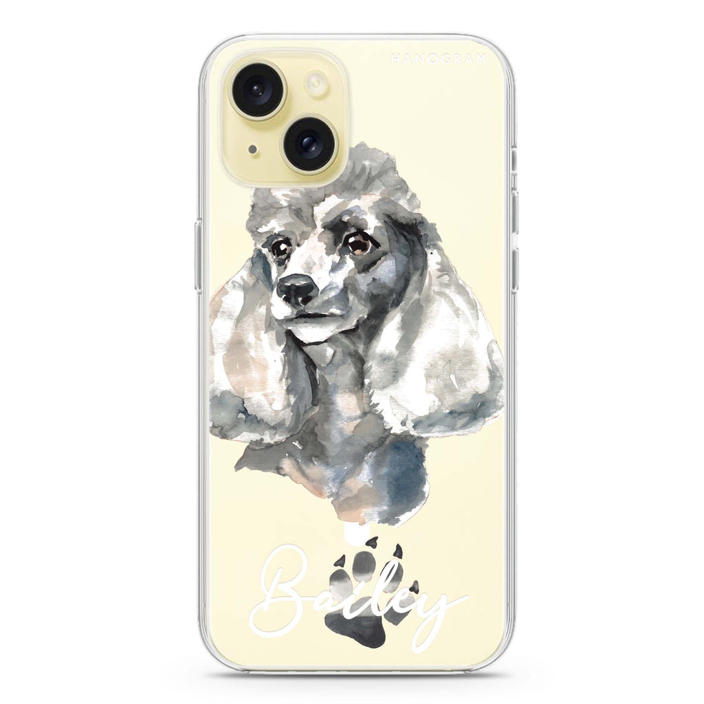 Poodle iPhone 15 Magsafe 兼容水晶透明保護殼