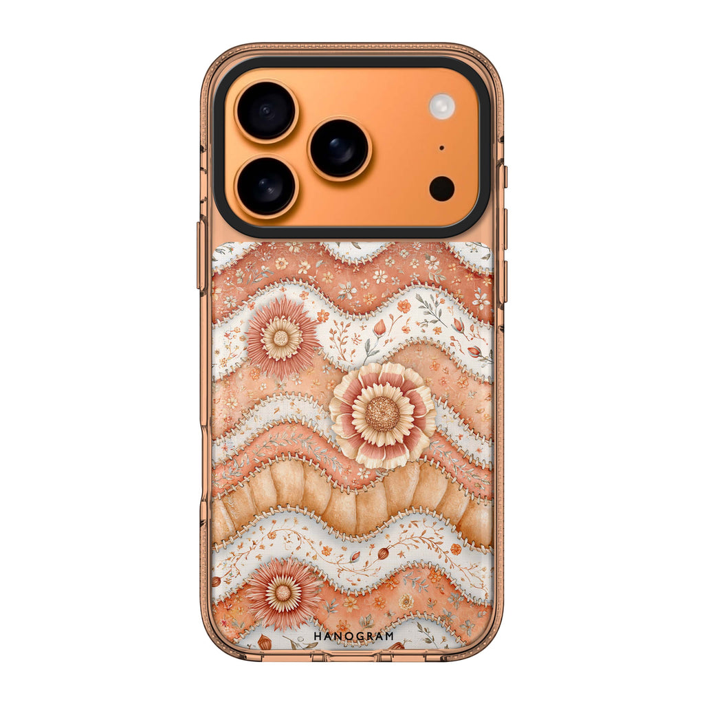 Apricot Petal Quilt 水晶透明保護殼