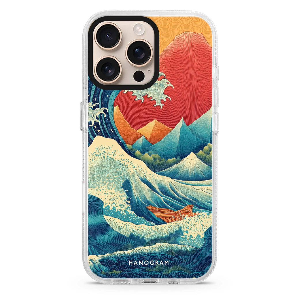 Rising Waves 水晶透明保護殼