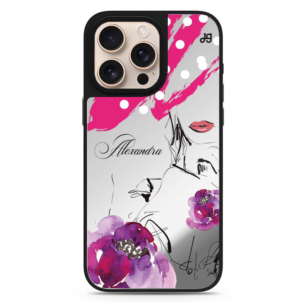 Floral Makeup 鏡面手機殼