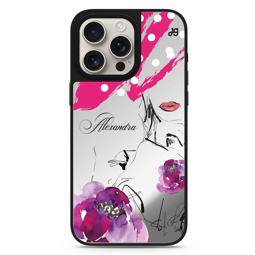 Floral Makeup 鏡面手機殼