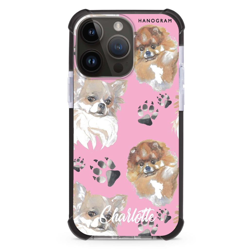 Pompom & Chihuahua iPhone Magsafe 兼容超強防摔保護殼
