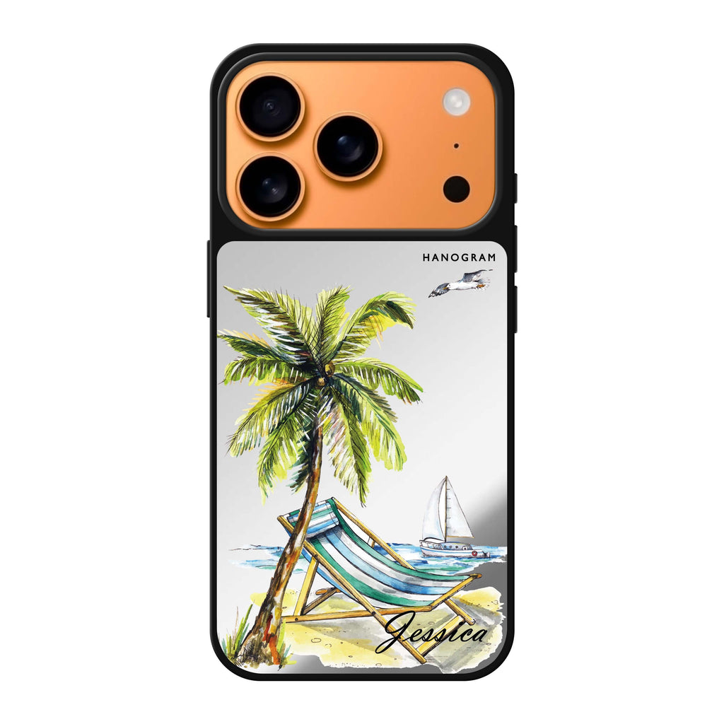 Summer on the beach 自然風 iPhone 17 Pro Max 鏡面手機殼主圖