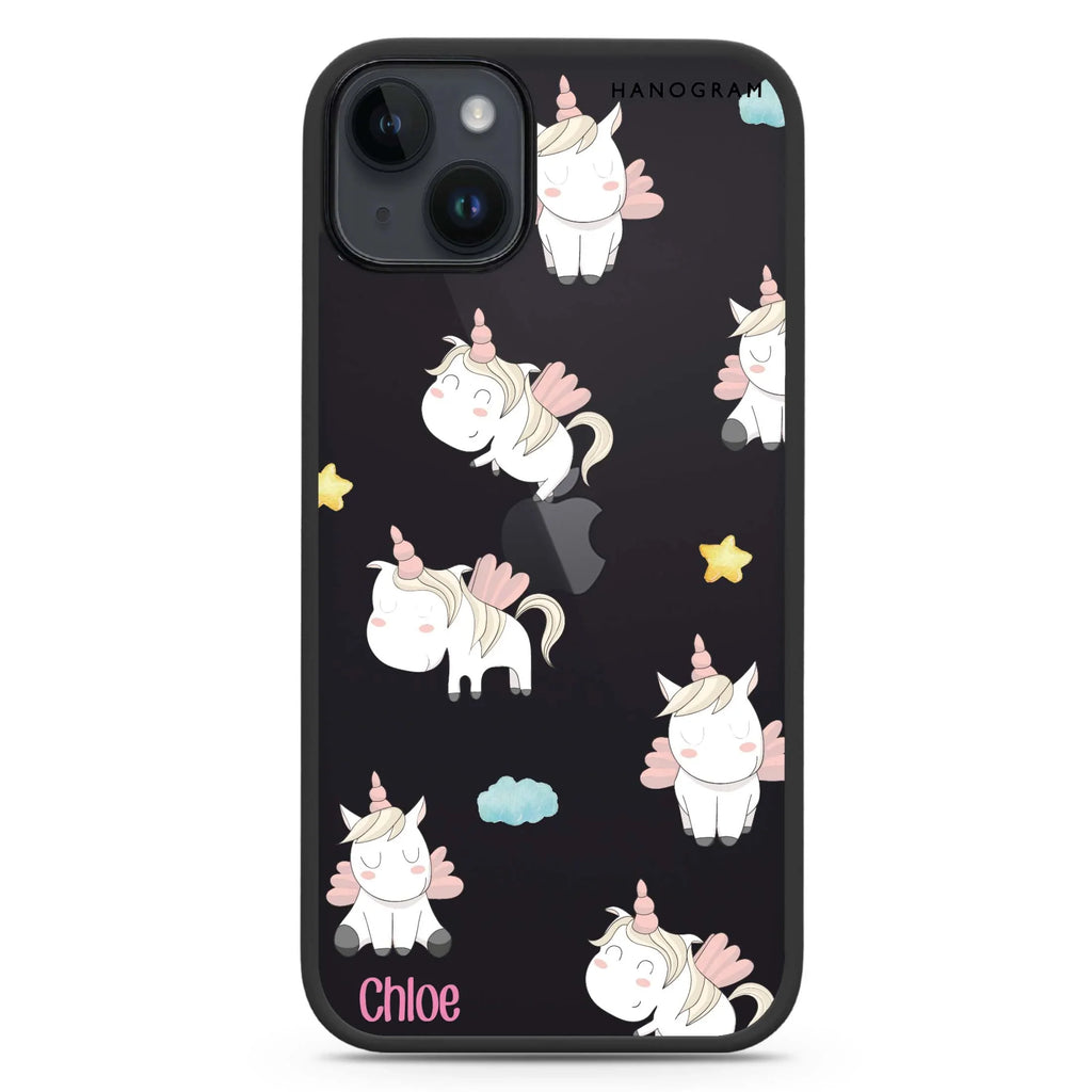 Baby Cute Unicorn iPhone 15 Plus 防衝擊保護殼